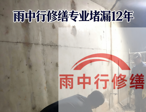 江苏某商场电梯井堵漏案例